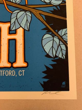 Phish Official Tour Poster Hartford 2010 Really 413/425 3