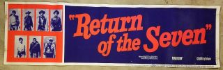 Return Of The Seven 1966 24x82 Movie Poster Banner