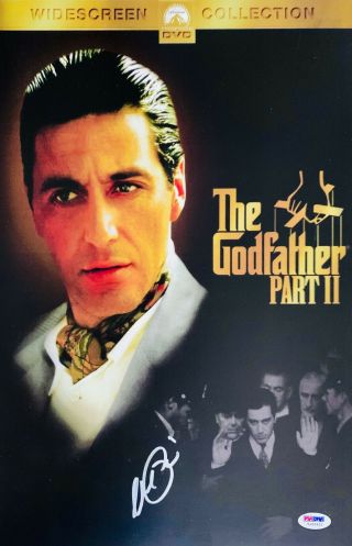 Al Pacino Signed 11 X 17 The Godfather Movie Poster Photo The Don - Psa Dna 9