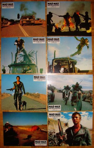 Mad Max 2: The Road Warrior - G.  Miller - Mel Gibson - Set Of 18 German Lcs (9x11 Inch)