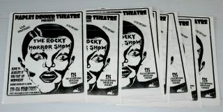 Rocky Horror Show - Naples Dinner Theatre Production - X8 Posters / Flyers - Usa
