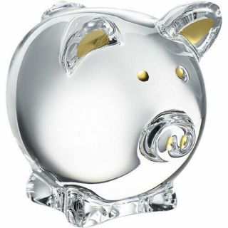 Baccarat Crystal Zodiac Pig For 2019 The Year Of The Pig In Red Baccarat Box