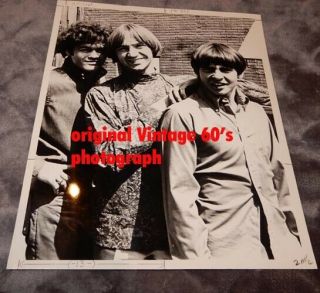 Vintage 1967 Photo - The Monkees - Davy Jones - Peter Tork - Micky Dolenz