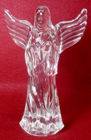 Waterford Crystal Nativity Series Herald Angel With Song Book 6 - 1/2 "