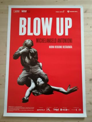 Blow Up Movie Poster 27x40 " Italian Antonioni Hemmings Redgrave