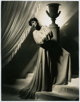 1930s Large Format Marguerite Churchill High Drama Glamour Photograph