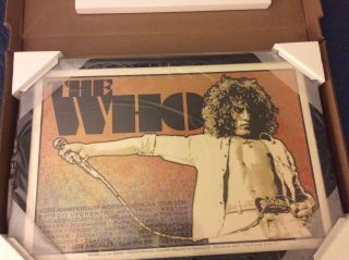 Framed Chuck Sperry Roger Daltrey The Who Poster Print Limited Edition