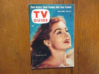 May - 1957 TV Guide (ELIZABETH MONTGOMERY/SAL MINEO/KATHRYN GRAYSON/ESTHER WILLIAMS 3