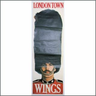 Paul Mccartney & Wings 1978 London Town Promotional Poster (uk)