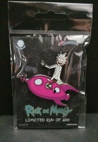 Rick And Morty Limited Edition Of 600 Enamel Pin Galaxycon 2019