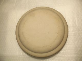 Vintage McCarty Pottery Merigold,  MS Mississippi CANDLE PLATE w/ THUMBPRINT EDGE 4