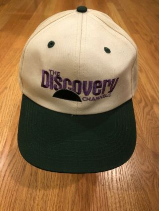 The Discovery Channel Vintage 90s Deadliest Catch Embroidered Logo Hat Cap Dad