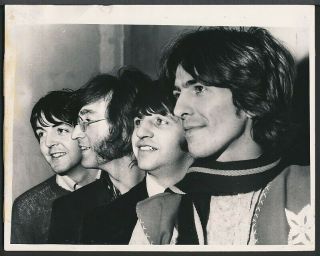 1970 Photo The Beatles John Lennon,  Paul Mccartney,  Ringo Starr,  George