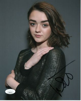 Maisie Williams Autographed Signed 8x10 Photo Jsa 13