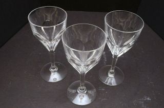 SET 3 St Louis BRISTOL Burgundy crystal Wine Glass goblet stemware saint 7 