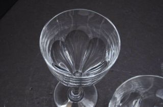 SET 3 St Louis BRISTOL Burgundy crystal Wine Glass goblet stemware saint 7 