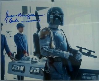 Jason Wingreen Boba Fett Signed Autographed 8x10 Photo Star Wars W/coa