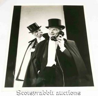 Vintage Black & White 8 X 10 Edgar Bergen Personally Autographed Photog