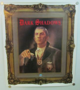 Dark Shadows Barnabas Collins Portrait Poster,  Mpi Video,  1995