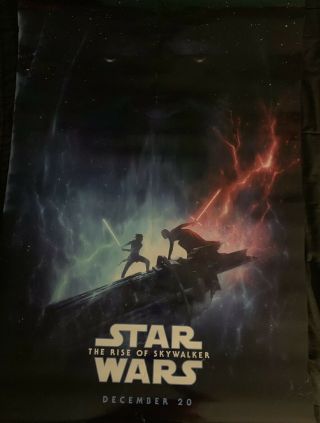 Star Wars The Rise Of Skywalker Movie Poster 2 Sided Intl Ver B 27x40