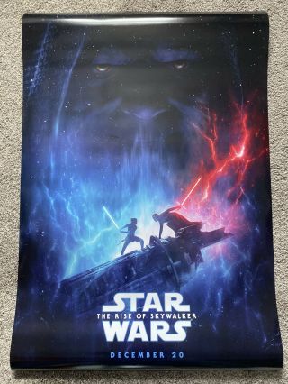 Star Wars: The Rise Of Skywalker 27x40 D/s Movie Poster One Sheet Rare