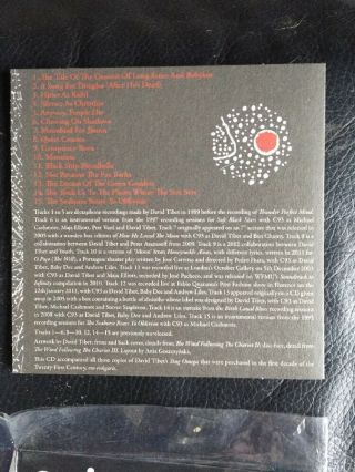 Sing Omega First Edition David Tibet Current 93 Lyrics Book,  CD,  Signed Card COIL 5