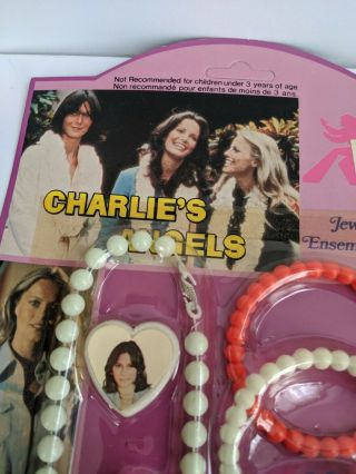 Vintage Charlie ' s Angels Jewelry Set - OSS - Sabrina Duncan - Kate Jackson 6