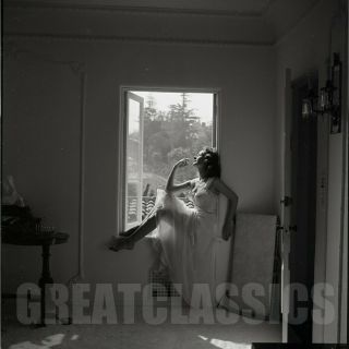 Jeanne Crain 1950s Glamourous 2 1/4 Camera Negative Peter Basch