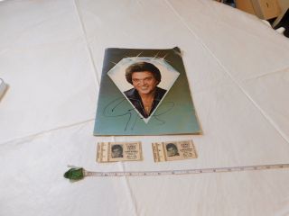 Conway Twitty Signed Program 3 Concert Tickets 1982 Souvenirs Vintage Photos Rip