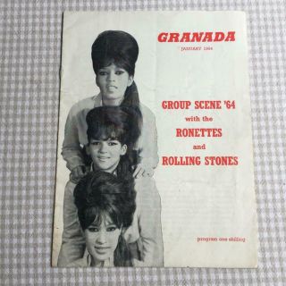 Tour Programme Rolling Stones Uk Tour January 1964 Granada Ronettes