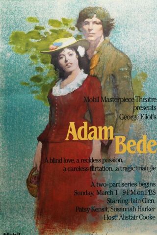 Mobil Masterpiece Poster " Adam Bede " … 30 " X 46 " 1992