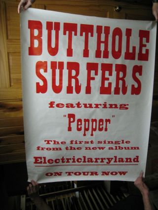 Butthole Surfers Poster Pepper Electriclarryland