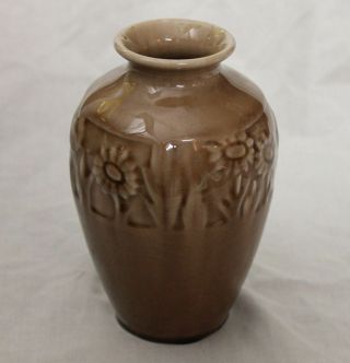 Antique Rookwood Art Pottery Vase Brown - Shiney Glaze