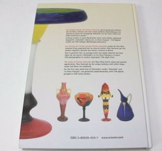 RARE AND HARD TO FIND REFERENCE BOOK CHARLES SCHNEIDER LE VERRE FRANCAIS 2