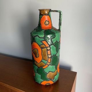 Huge Raymor Bagni Pottery Vase - Mcm Retro - Italian Bitossi Gambone Londi