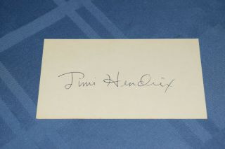Jimi Hendrix Signed Autographed Postal Card 2