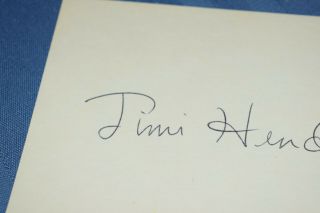 Jimi Hendrix Signed Autographed Postal Card 3