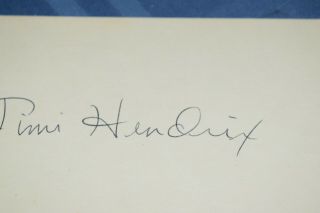Jimi Hendrix Signed Autographed Postal Card 4