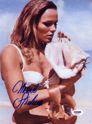 Ursula Andress Hand Signed Psa Dna 8x10 Photo Autographed James Bond
