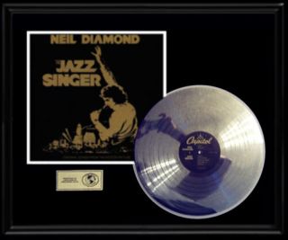Neil Diamond Jazz Singer Soundtrack Rare Gold Record Platinum Disc Lp Album