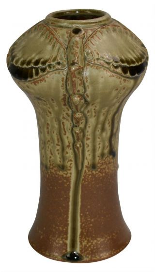 Door Pottery Wood Ash Arts And Crafts Dragonfly Vase