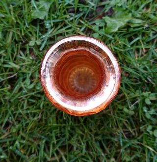 Eda Rex carnival glass spittoon Vase 3