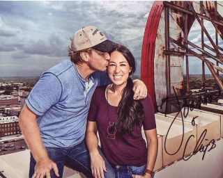 Chip And Joanna Gaines Signed Fixer Upper Alico Sign Photo W/ Hologram