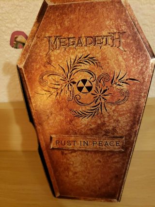 Megadeth Rare Rust In Peace Coffin Box Set Vic