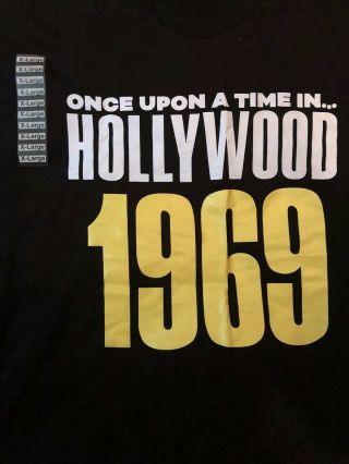 Quentin Tarantino Memorabilia Once Upon A Time In Hollywood T - Shirt Xl