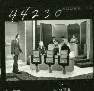 Gene Rayburn Match Game On Set Rare 1973 Cbs Tv Photo Proofsheet