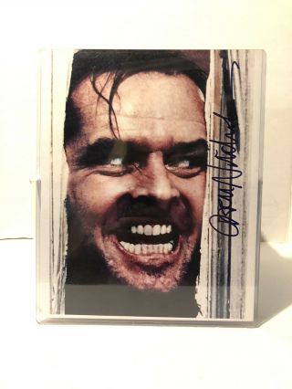 The Shining Jack Nicholson - Hand Signed 8x10 - Autographed Photo - Certified