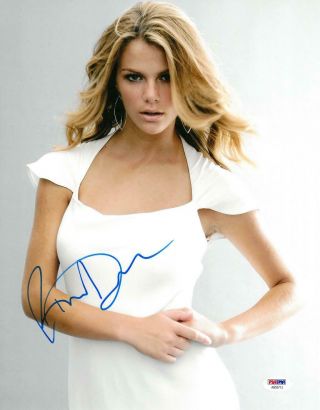 Brooklyn Decker Signed Authentic Autographed 11x14 Photo Psa/dna Ab55713