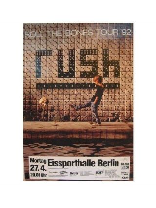 Rush German Tour Poster Roll The Bones 1992
