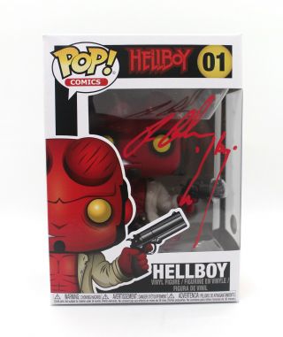 Ron Perlman Hellboy Autograph Funko Pop Signed Jsa